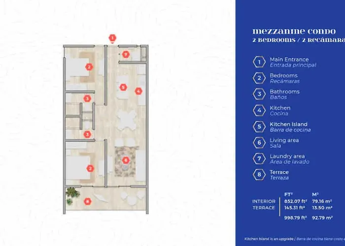 Apartment Coral Access 7 Rooftop Pools Gym 4 Ground Pools